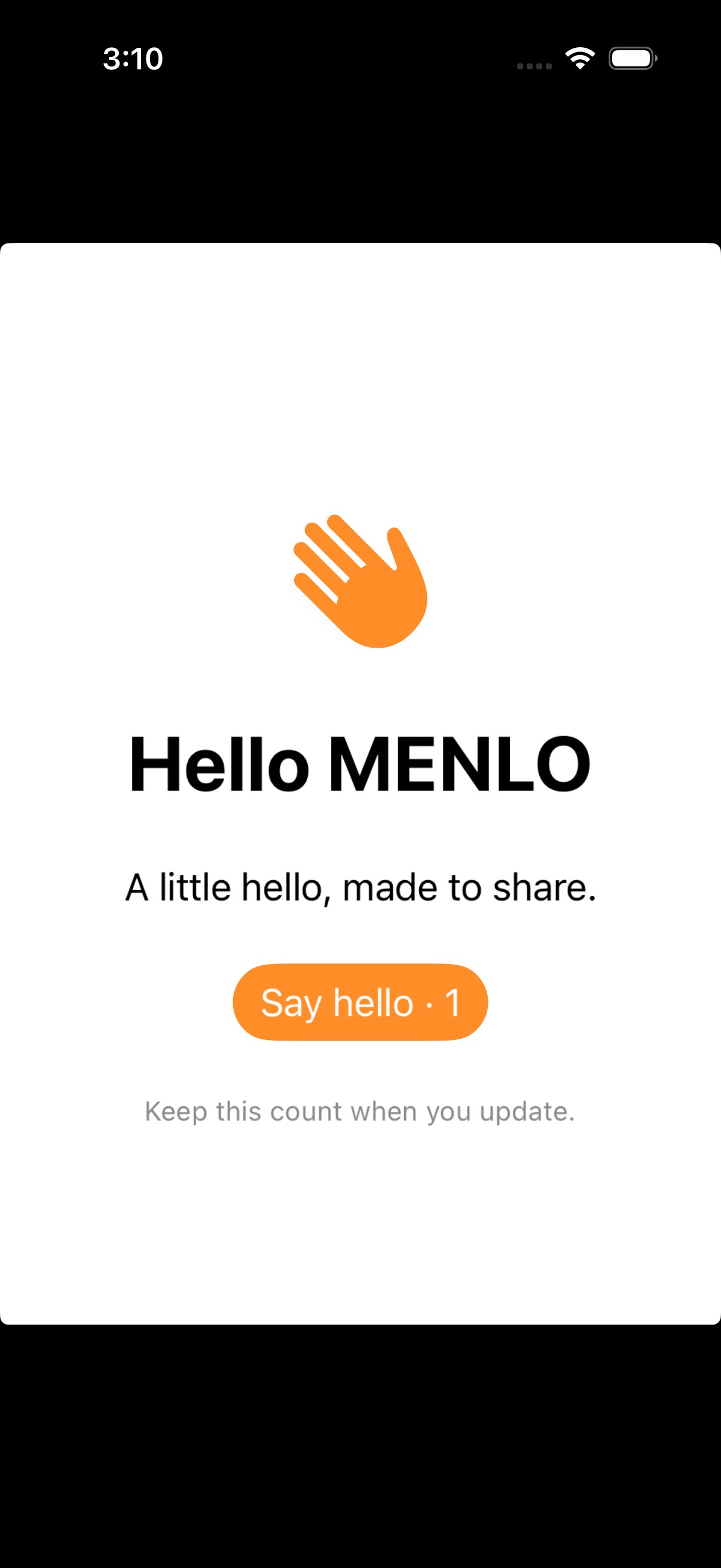 Hello MENLO screenshot 1